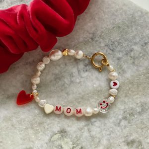 Mom-Armband rot